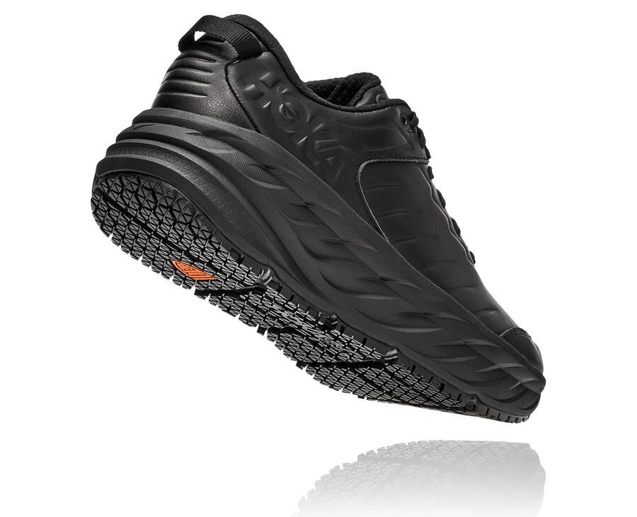 Hoka One One Mens Running Shoes - Bondi Sr - Black - RYVB69718